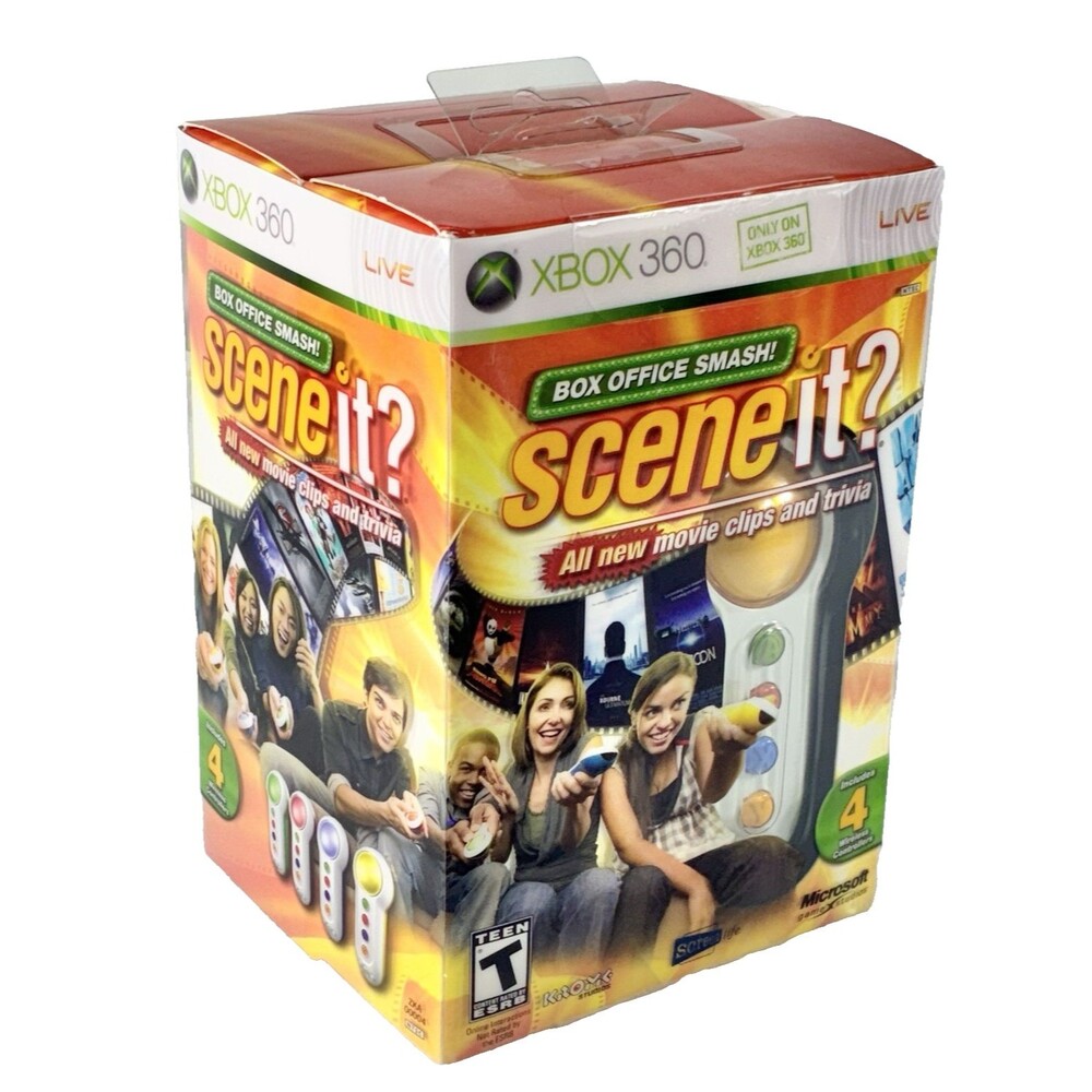 Scene It? Box Office Smash Trivia  2008 Microsoft Xbox 360 New Factory Sealed